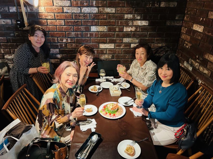 懇親会